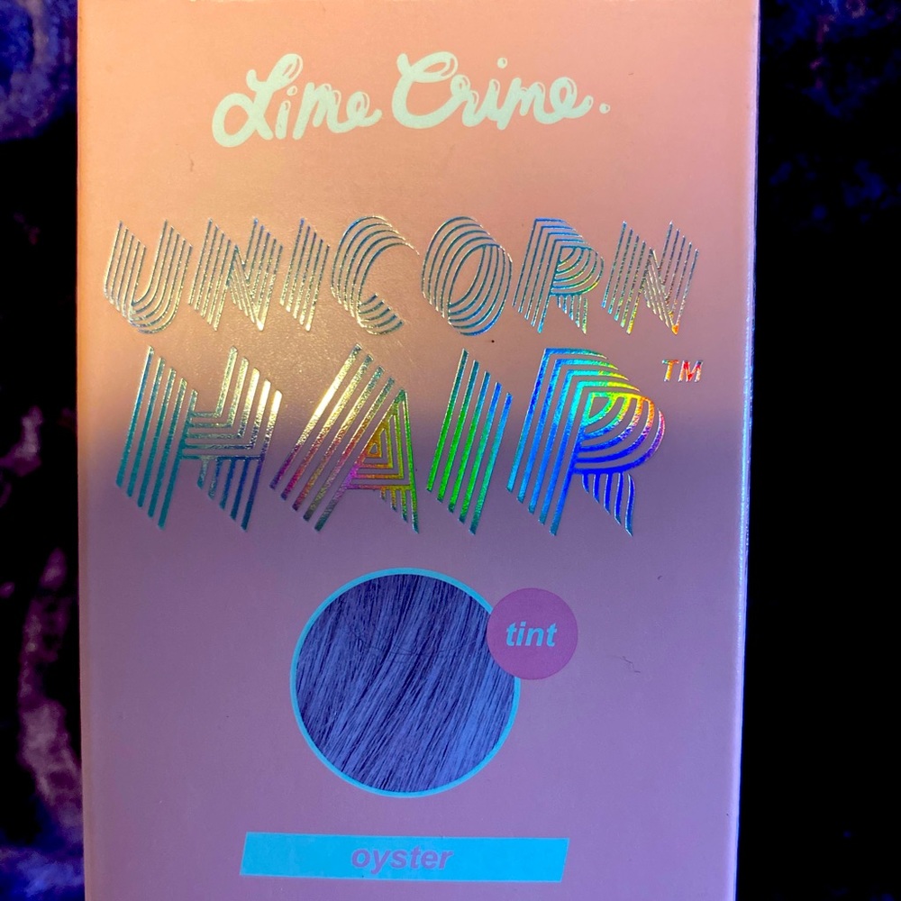 Lime Crime  unicorn hair color oyster.